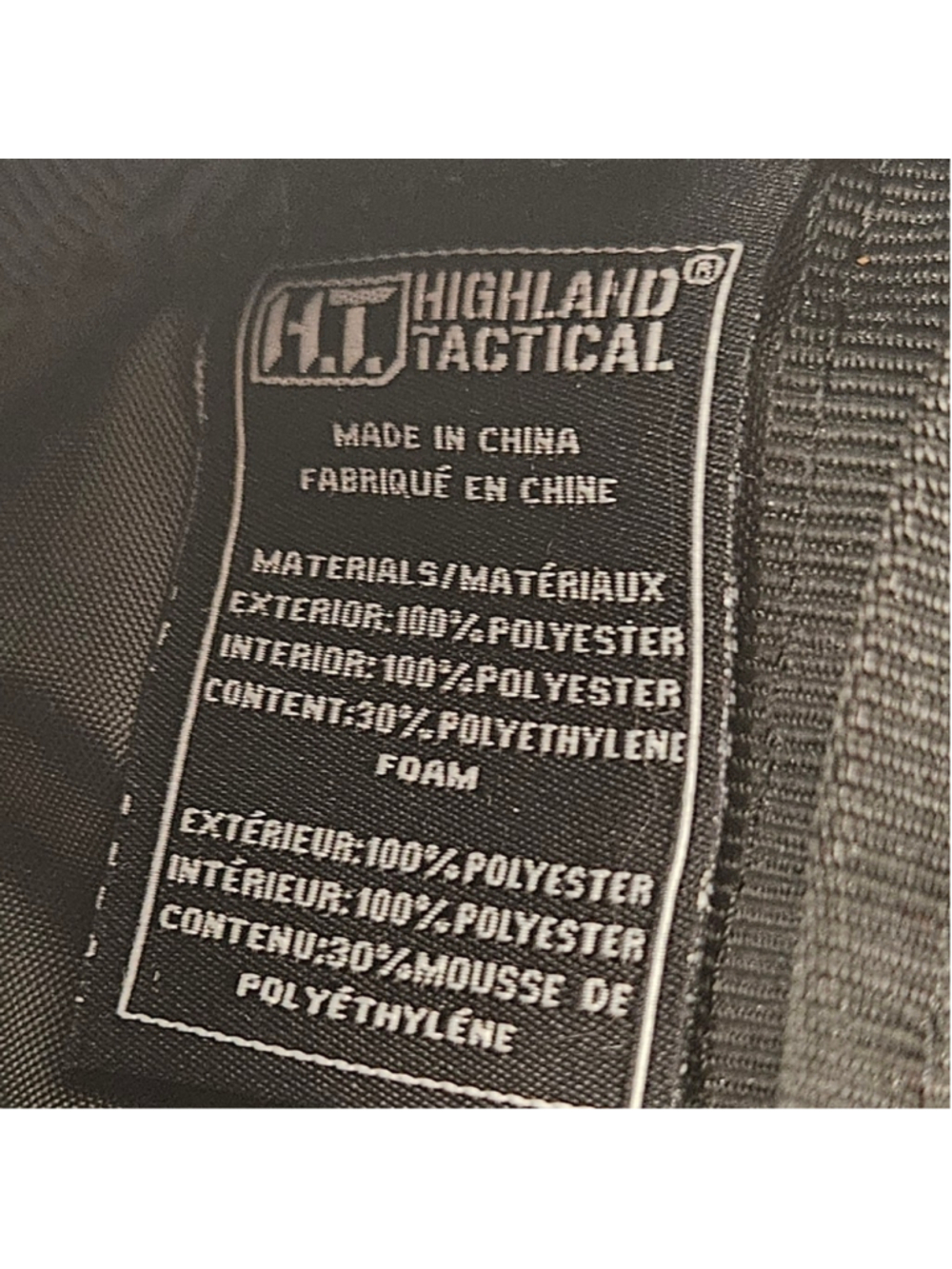 Highland Tactical Black Utility Belt Bag Multi Pocket Waist Pack - Picture 7 of 8